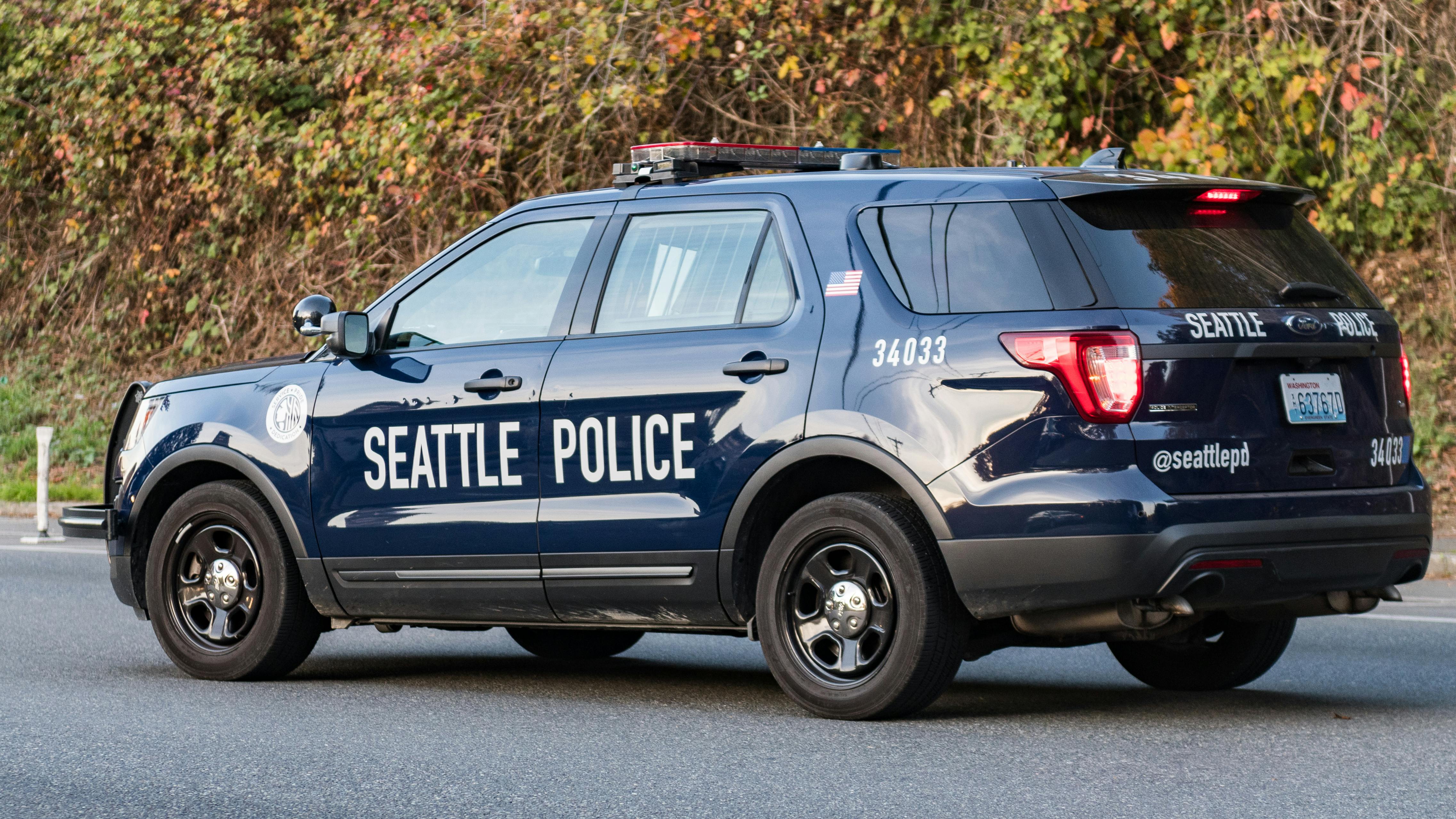Seattle police SUV