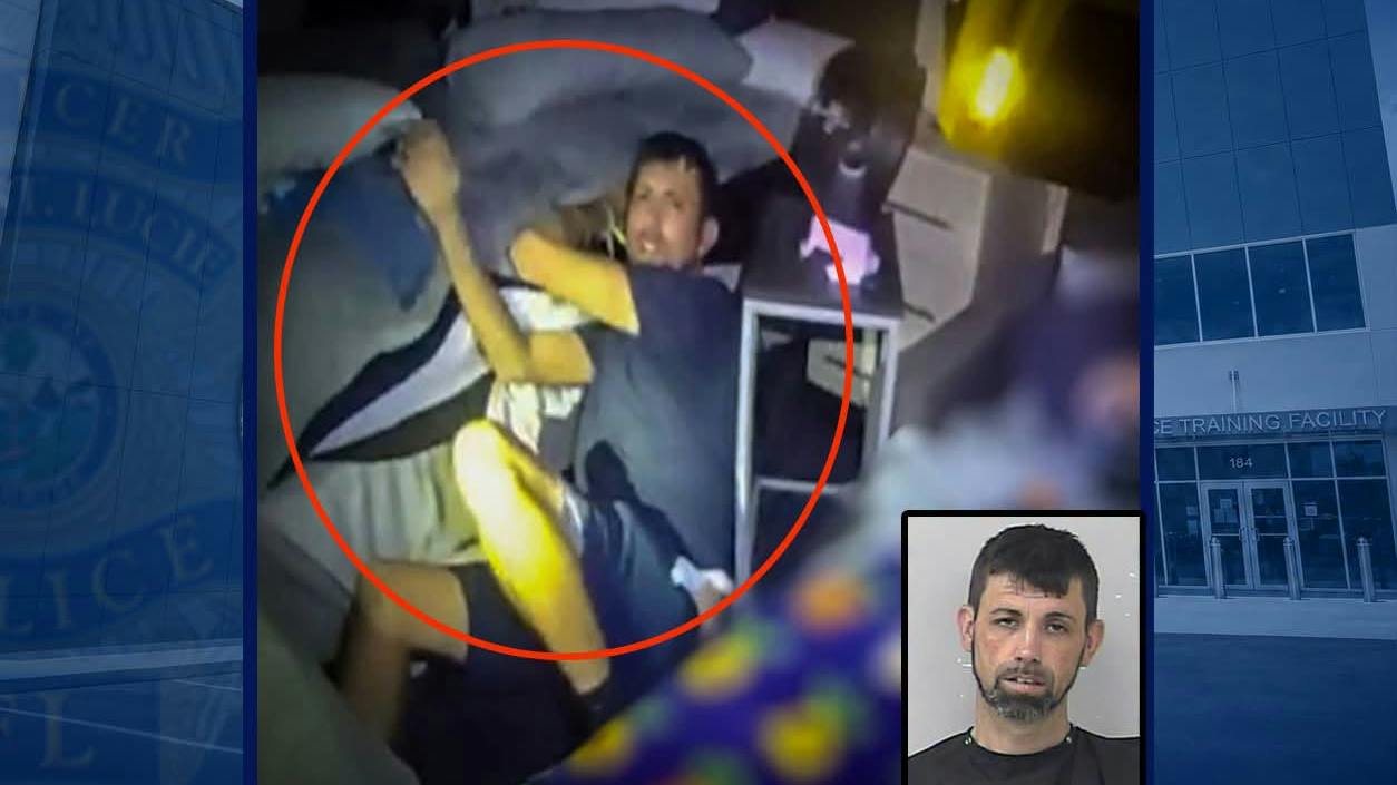 Port St. Lucie police arrest wanted man hiding under bed