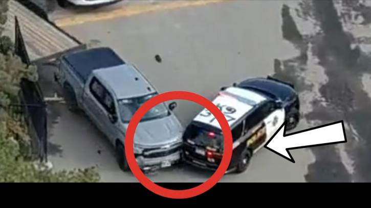 Fleeing suspect crashes into an occupied Reno police cruiser