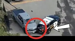 Fleeing suspect crashes into an occupied Reno police cruiser