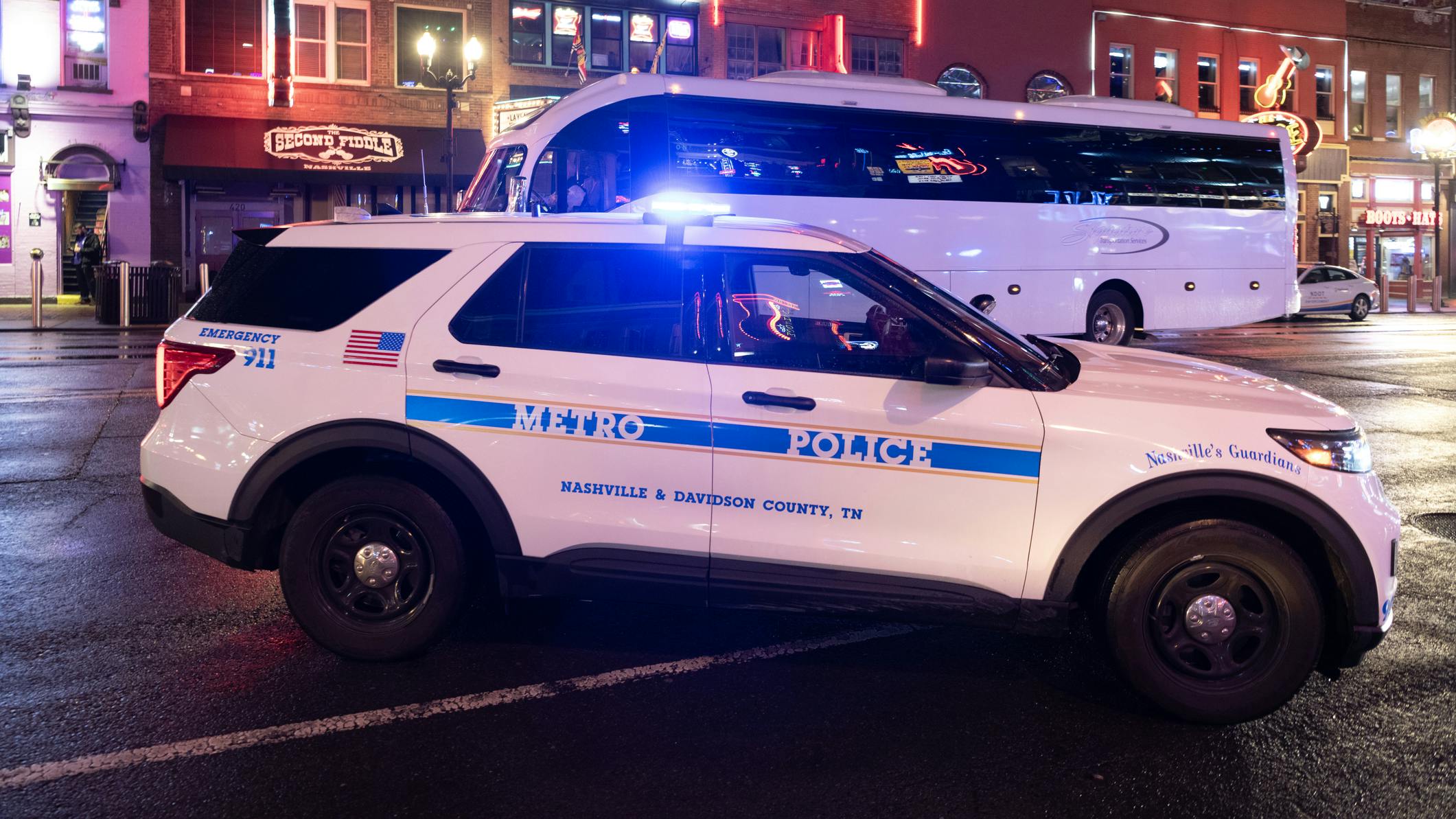 Nashville police SUV