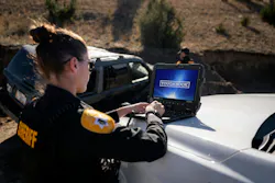 The TOUGHBOOK G3 is seen being used in the field.