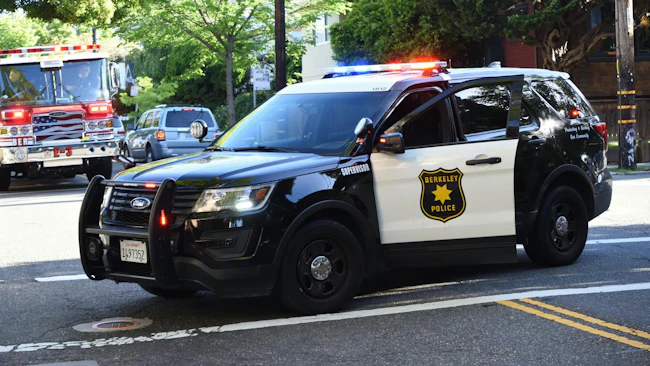Berkeley police SUV