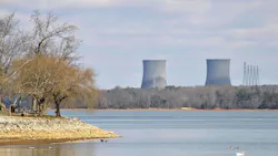Nuclear power plant towers