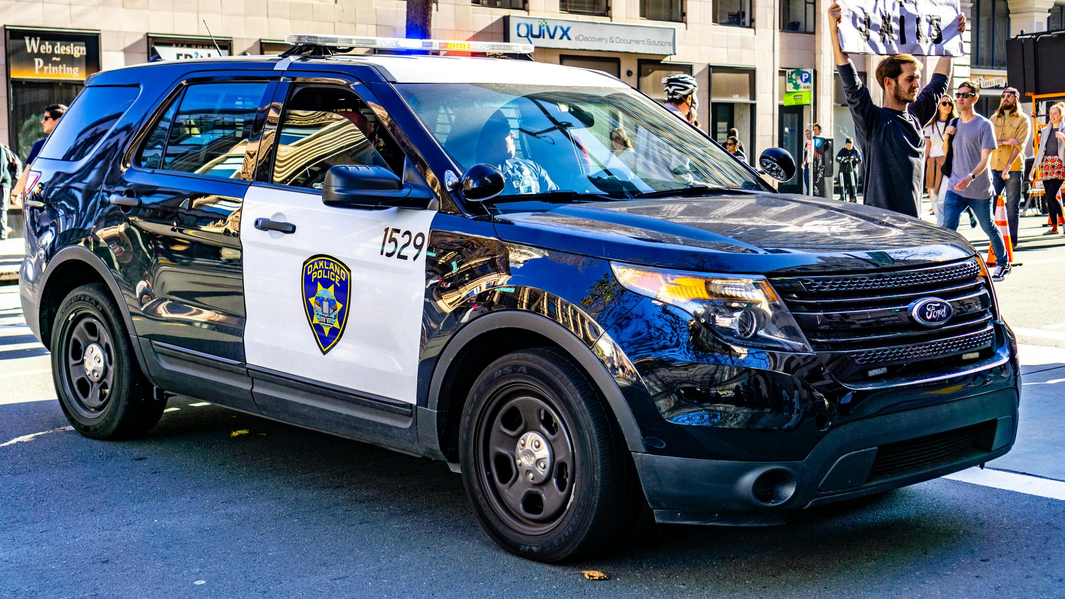 Oakland Police Department SUV