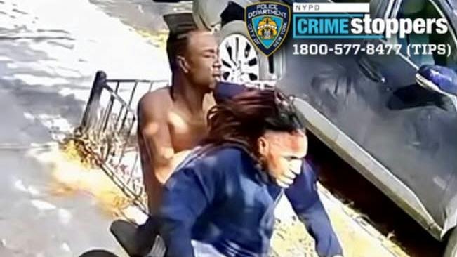 Two suspects in the stabbing of an off-duty NYPD detective