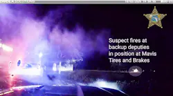 Backup Hernando County deputies exchange gunfire with a suspect who shot at another deputy during a traffic stop