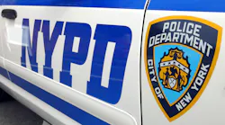 The side of an NYPD cruiser