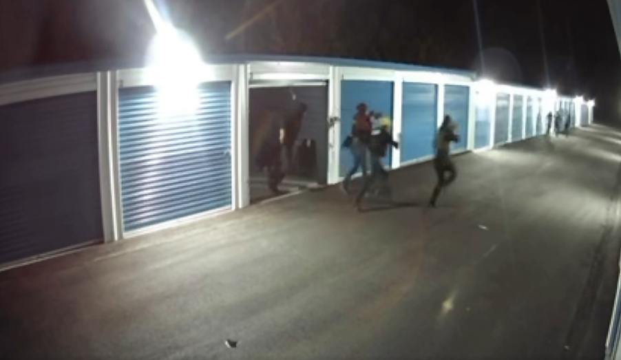 Enfield police chase after suspects during an undercover sting operation