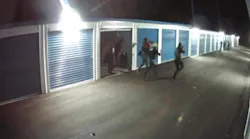 Enfield police chase after suspects during an undercover sting operation