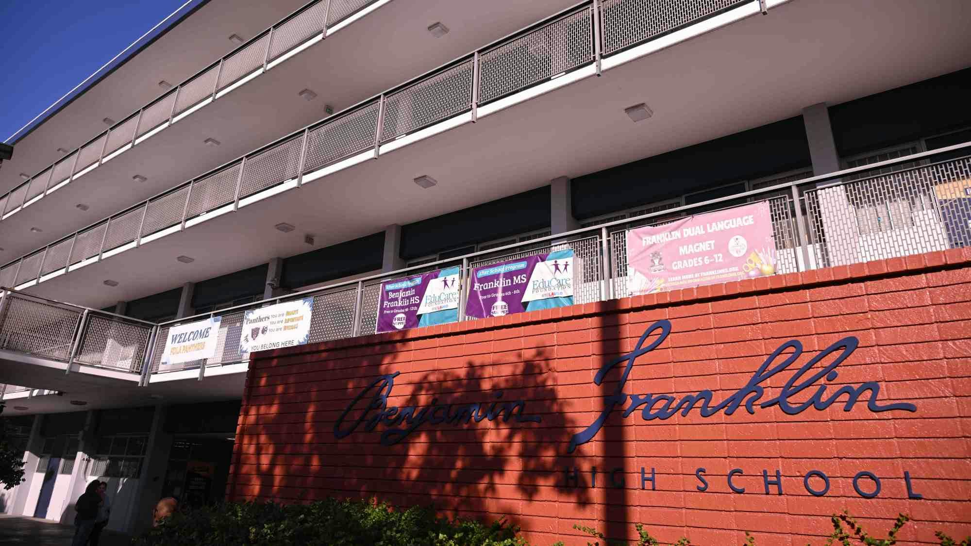 Benjamin Franklin High School in Los Angeles
