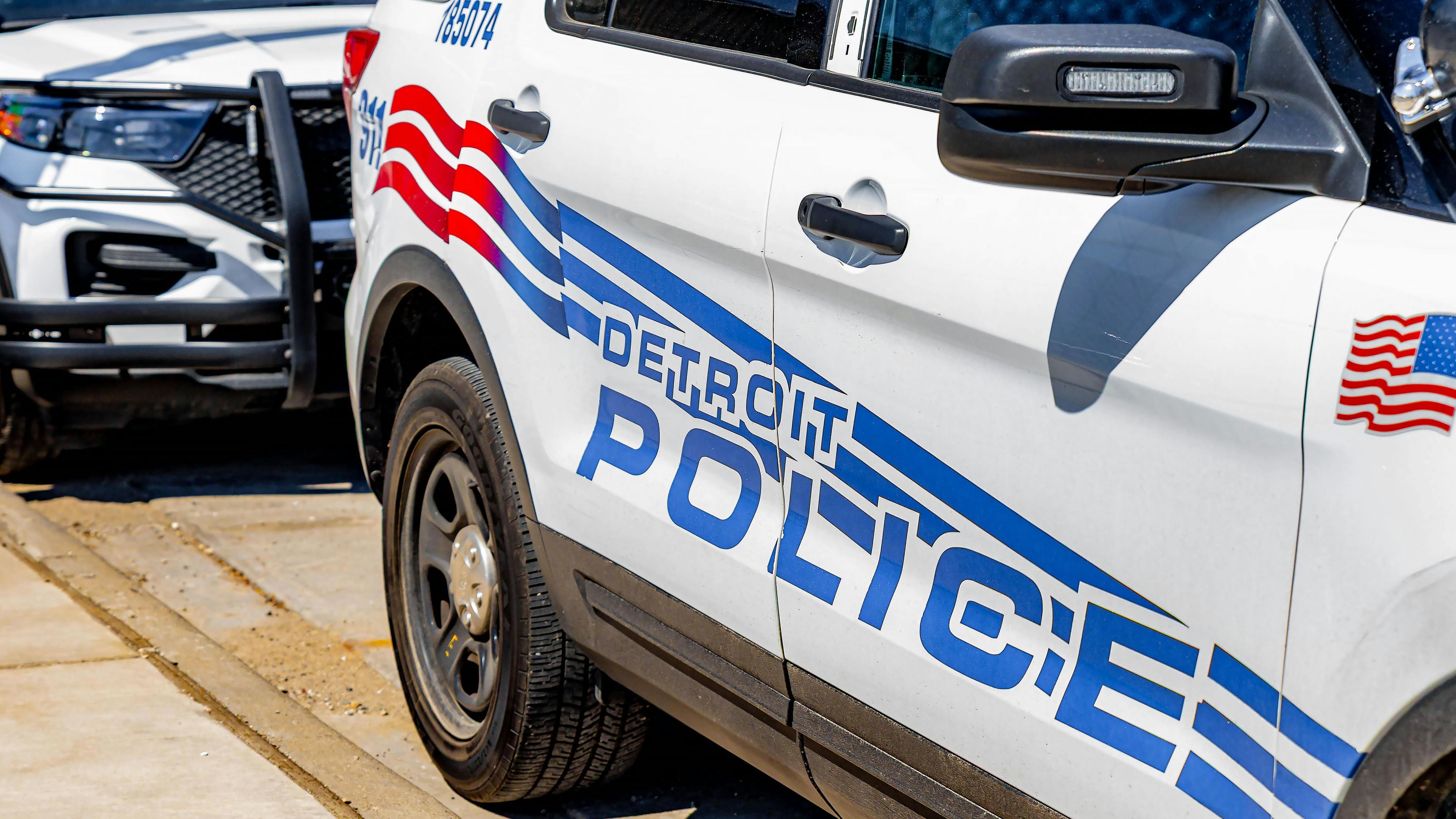 Detroit police cruiser