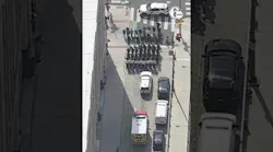 A procession for slain Philadelphia Police Officer Shane Seiber