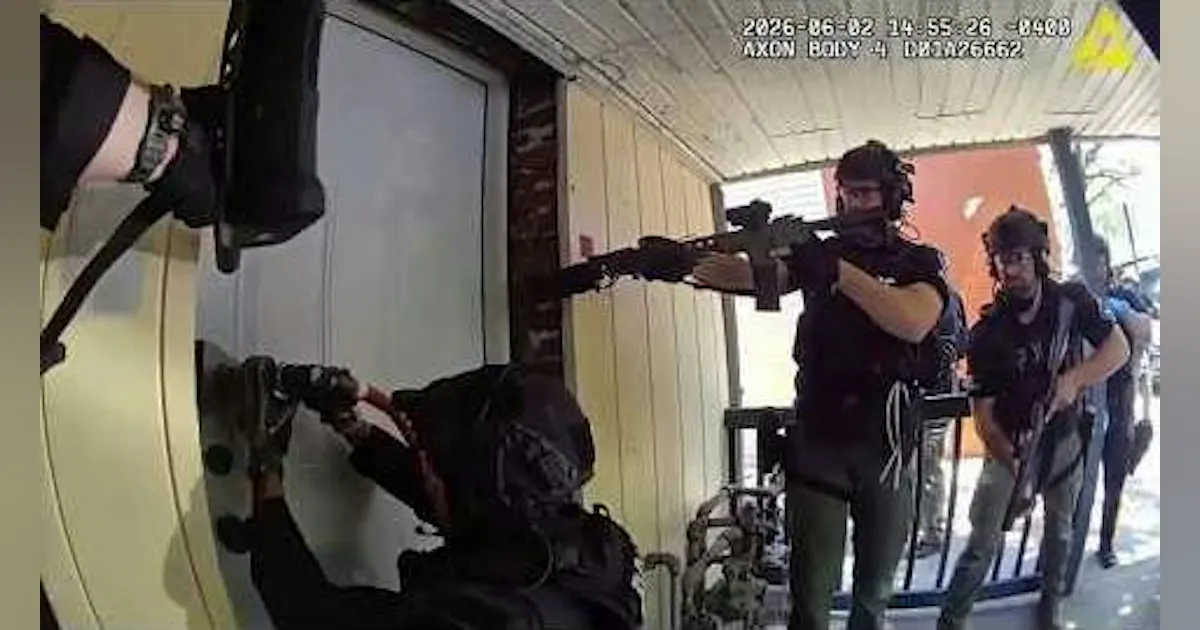 Bodycam: Gunman Wounds 2 N.J. SWAT Officers in Deadly Search Warrant Shootout