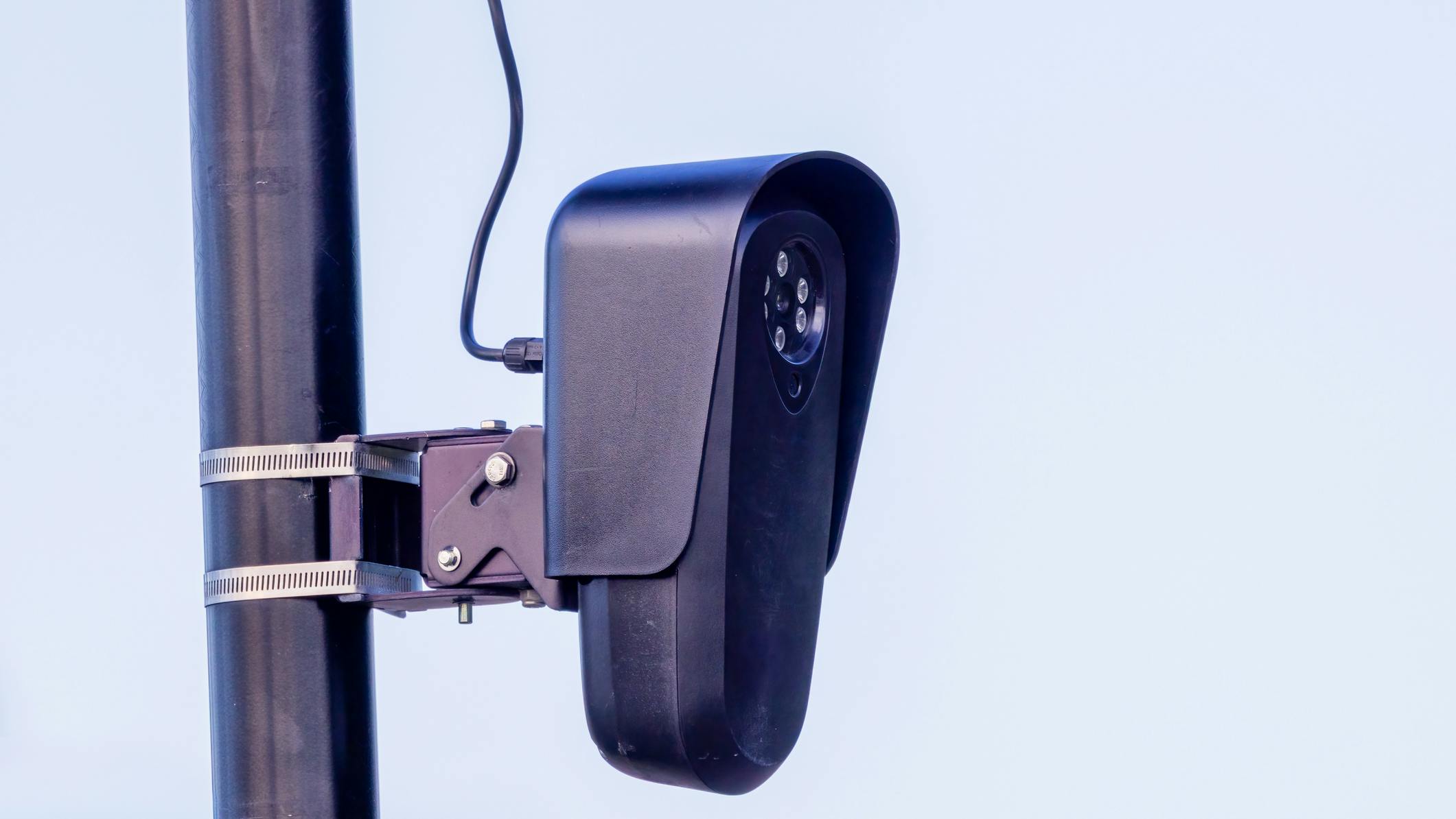 License plate reader camera