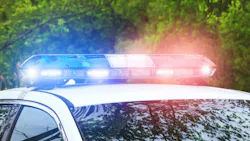 Police cruiser lights