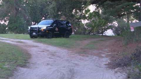 The scene of a shooting that left a Van Zandt County deputy dead and a Canton police officer injured