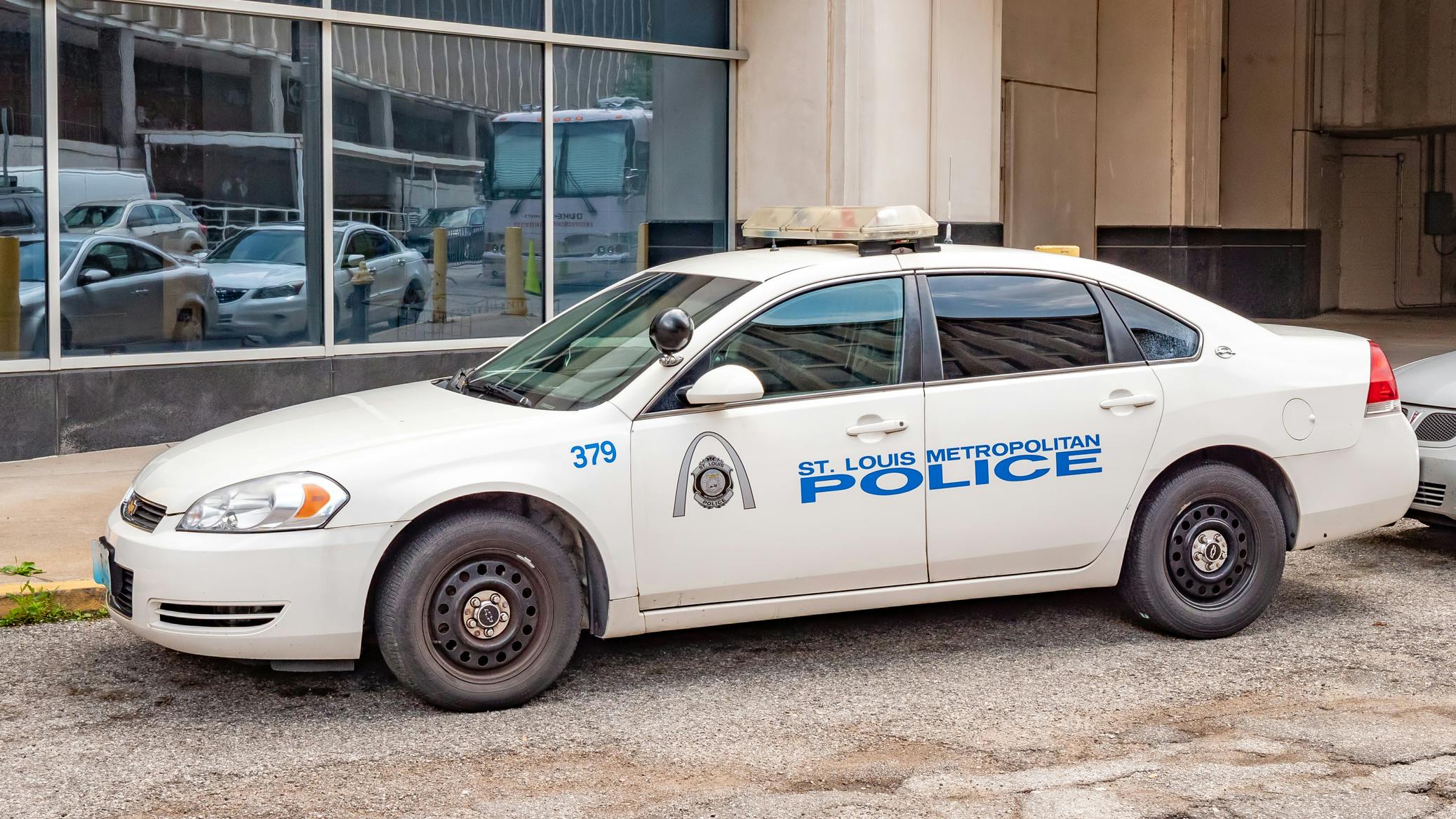 St. Louis police cruiser