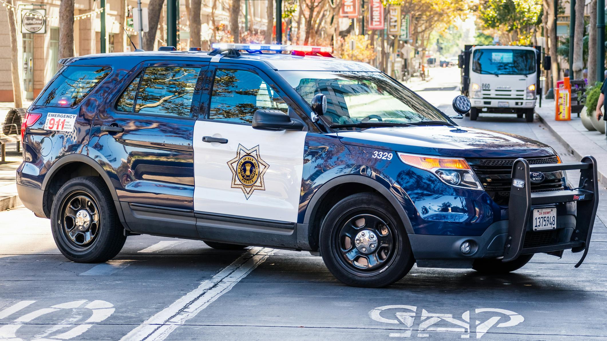 San Jose police cruiser