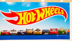 Hot Wheels toy car display