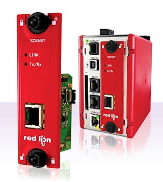 Red Lion Dual Ethernet Expansion Card Simplifies Machine-to