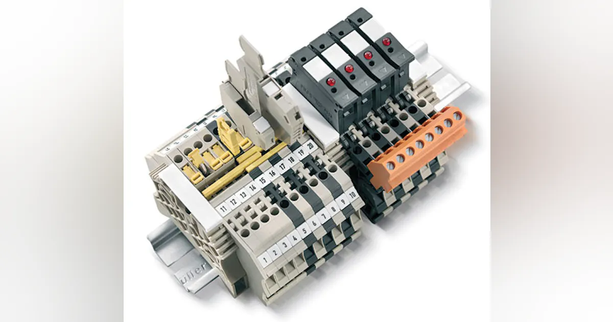 Terminal Blocks Simplify DCS Marshalling | Automation World