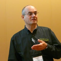 Roberto Zerbi, Global Industries Solutions, Life Sciences director, Invensys Operations Management, makes a point at the Life Sc Roberto Zerbi, Global Industries Solutions, Life Sciences director, Invensys Operations Management, makes a point at the Life Sc