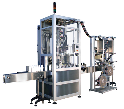 400 Per minute. Operating at speeds to 400 labels/min, this shrink sleeve labeler relies on the sensing and signaling capabiliti