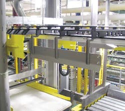 Excessive moment loads on linear actuators caused a bottle cleansing packaging and sorting conveyor system to constantly fail. R