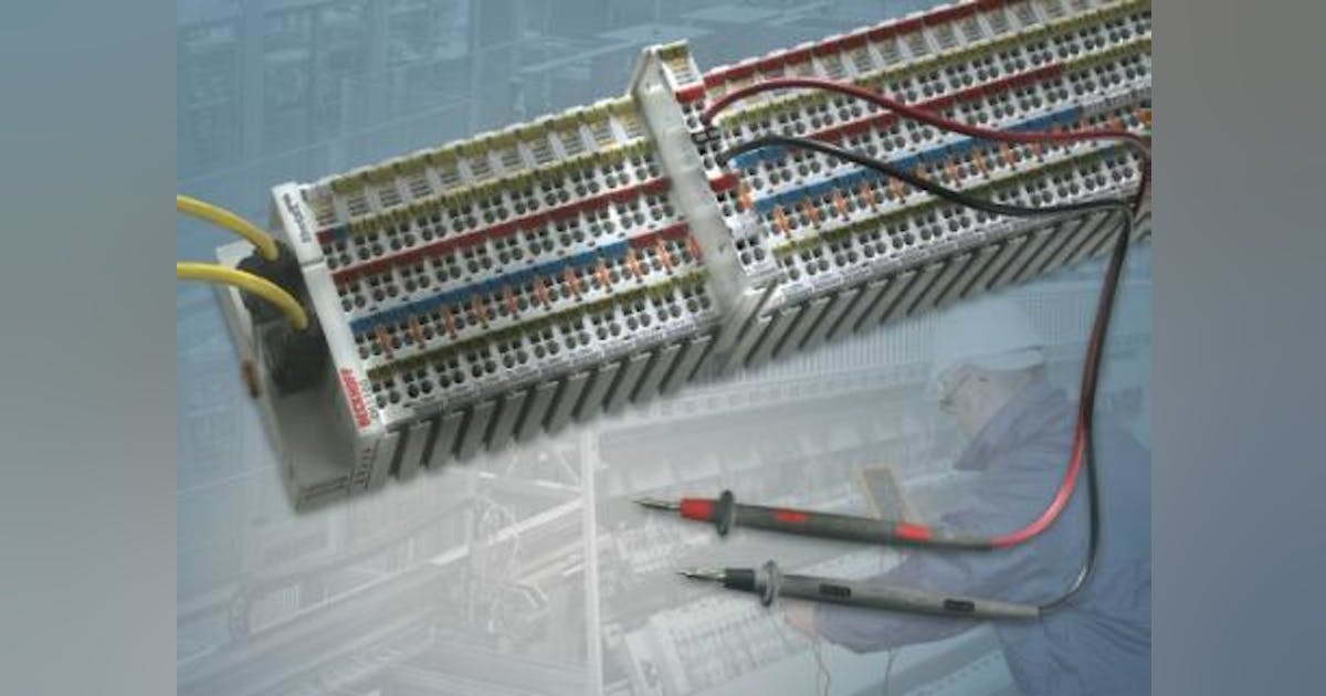 I/O terminals with digital multimeter inside | Automation World