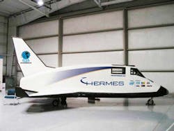 The Hermes spacecraft is expected to start commercial flights soon. The Hermes spacecraft is expected to start commercial flights soon.