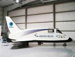 The Hermes spacecraft, currently undergoing development and testing, is expected to start commercial flights within the next few