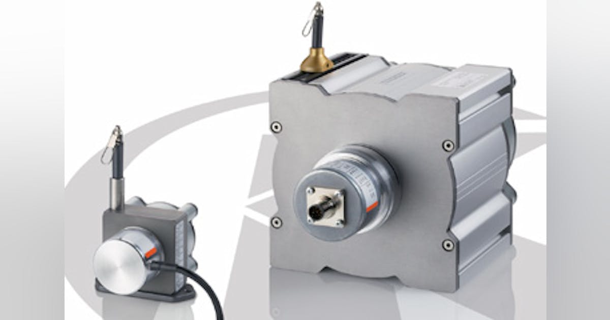 Draw Wire Encoders Measure Distances From .25 to 40 Meters | Automation ...