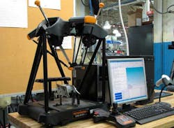 Equator can be used to replace multiple quality check gauges and can be re-programmed as needed. Source: Renishaw Equator can be used to replace multiple quality check gauges and can be re-programmed as needed. Source: Renishaw