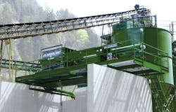 Dewatering technology from Fraccaroli e Balzan S.p.A. permits up to 90 percent of the water required during quarrying to be reus Dewatering technology from Fraccaroli e Balzan S.p.A. permits up to 90 percent of the water required during quarrying to be reus