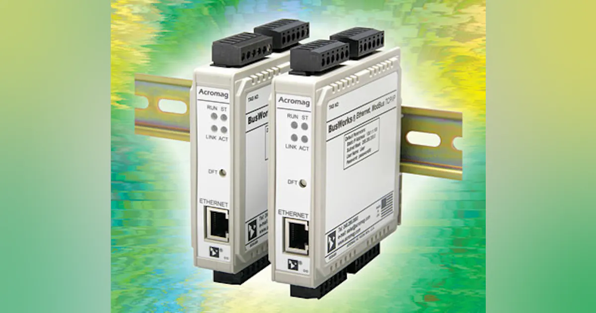 Space-saving Ethernet Input Modules | Automation World