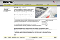 Aw 3163 Cognex Screen Aw 3163 Cognex Screen