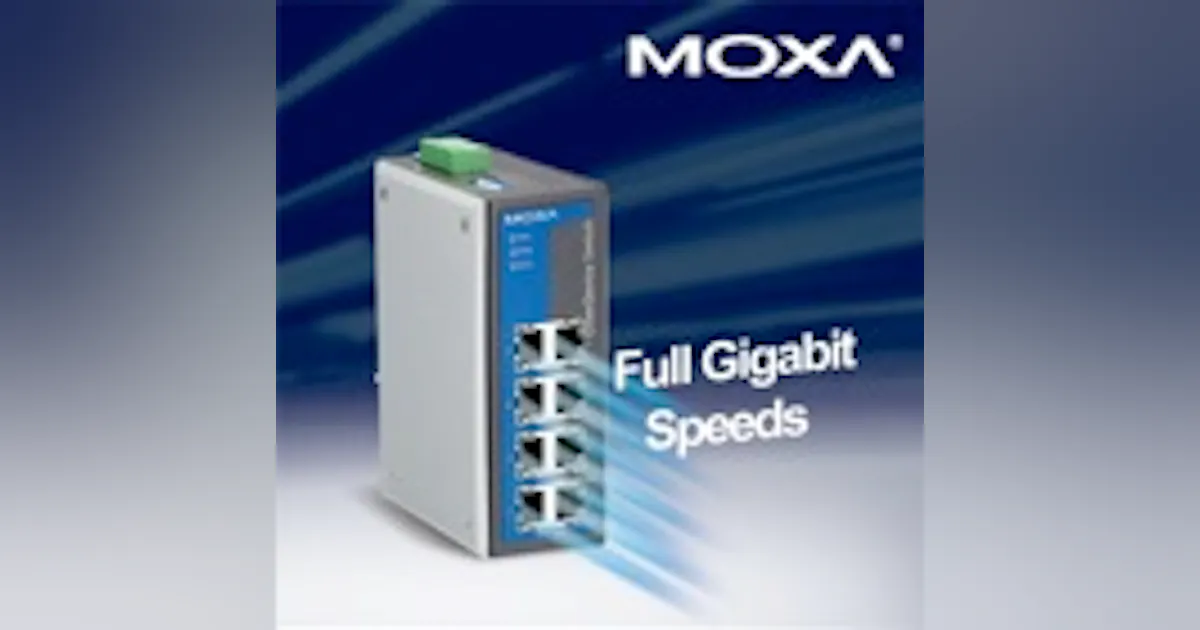 Migrate to full Gigabit speeds with Moxa's Gigabit Ethernet Switches ...