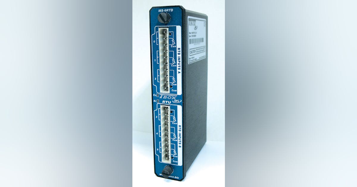 RTD Interface for SCADA Products | Automation World