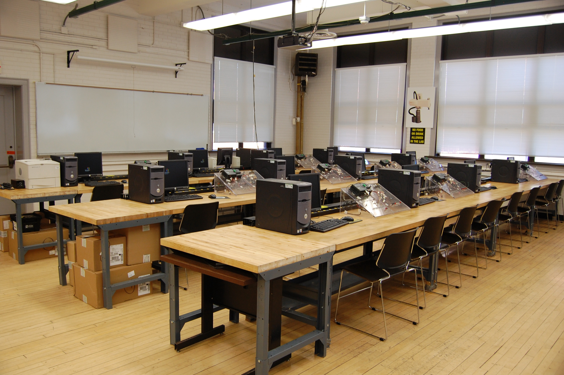 The NIU automation and technology laboratory is equipped with an endowment