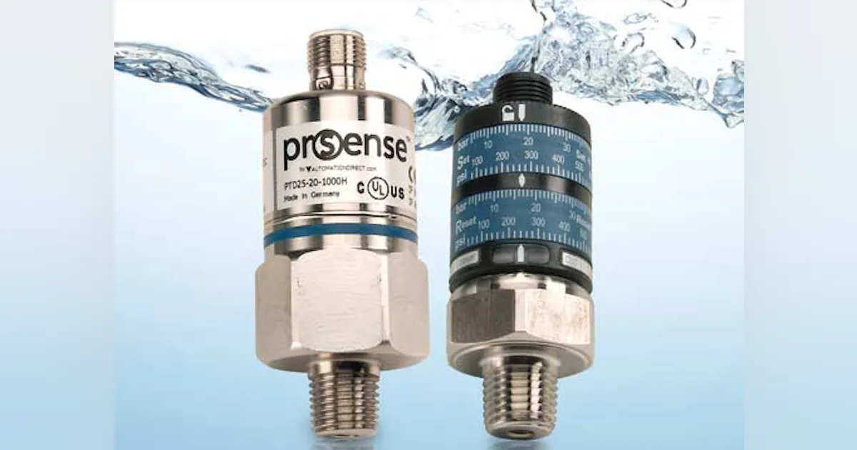 Pressure Sensor Monitor Using Controller Monitor System Pressures | Automation World