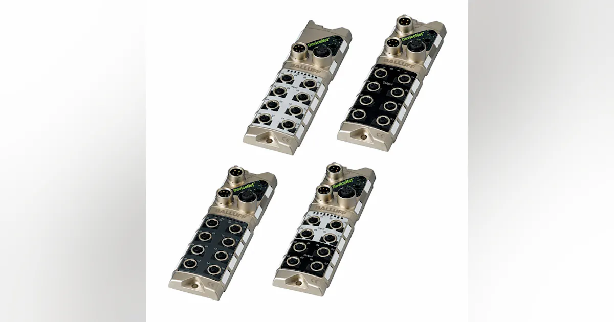 ODVA-approved DeviceNet I/O Blocks | Automation World