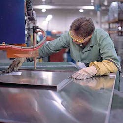 Hoffman has been applying Lean Manufacturing principles to processes throughout its manufacturing facility in Anoka, Minn. since