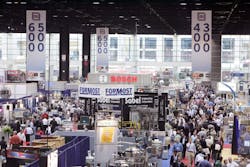 Pack Expo International 2006, in Chicago, attracted 45,741 buyer attendees, up by 553 from 2004, when the show was last held in