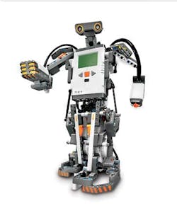 NI?EURs LabView is used to program the Lego Mindstorms NXT robot.