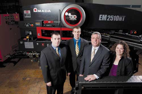 Second from right, Anthony L. Chirchirillo, ceo, Chirch Global Manufacturing LLC