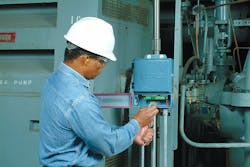 Emerson?EURs CSI 9210 transmitter provides smart machine health monitoring on motor-pump trains. Emerson?EURs CSI 9210 transmitter provides smart machine health monitoring on motor-pump trains.