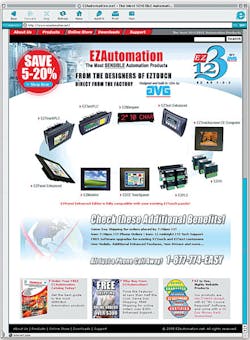 Automation users can buy products online at the EZAutomation Web site, which was launched on Jan. 24.
