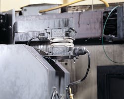 This sensor from Balluff receives power as well as sends data through an air gap. Source: Balluff This sensor from Balluff receives power as well as sends data through an air gap. Source: Balluff