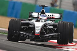 Rapid transfer of engine data is moving into the Formula One racing circuit. Rapid transfer of engine data is moving into the Formula One racing circuit.